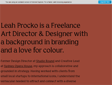 Tablet Screenshot of leahprocko.com